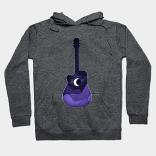 Moon Guitar Hoodie